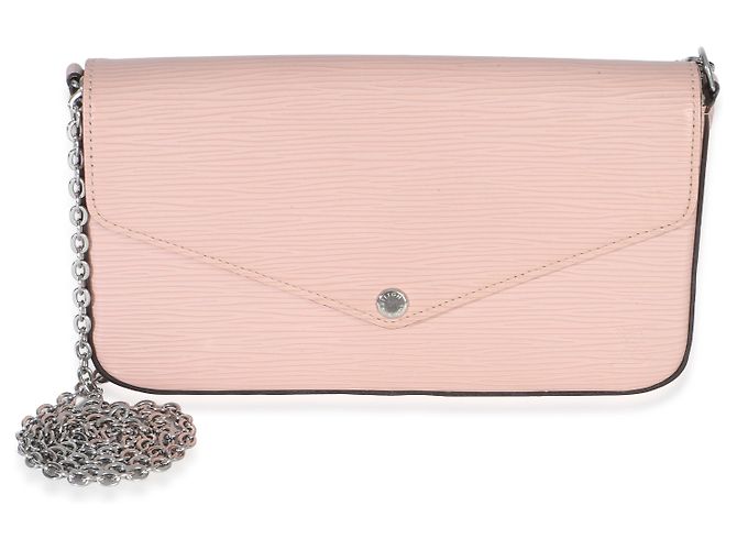 Pochette Félicie Pochette Felicie in pelle Epi rosa Louis Vuitton - vista 3