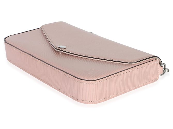 Pochette Félicie Pochette Felicie in pelle Epi rosa Louis Vuitton - vista 7