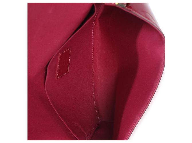 Pochette Félicie Louis Vuitton Pochette Felicie Monogram Vernis Fuchsia Porpora - vista 5