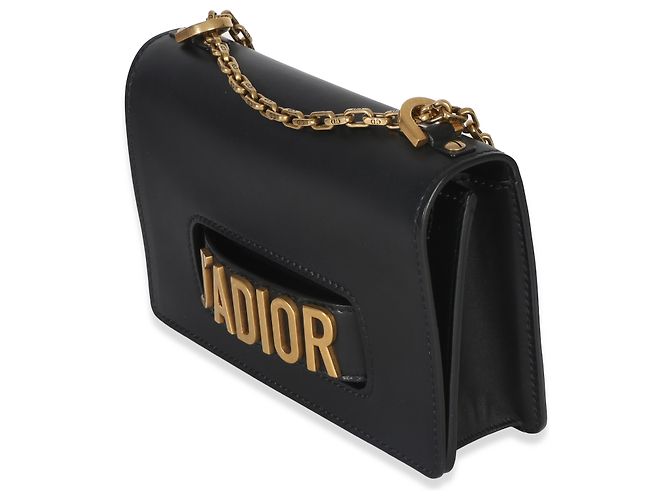 Borsa a tracolla con catena J'Adior in pelle di vitello liscia nera Christian Dior - vista 3