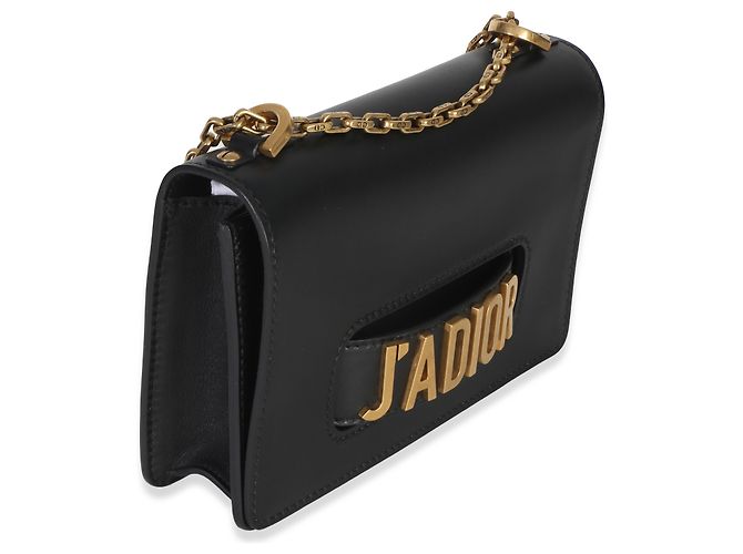 Borsa a tracolla con catena J'Adior in pelle di vitello liscia nera Christian Dior - vista 4