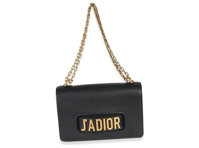 Borsa a tracolla con catena J'Adior in pelle di vitello liscia nera Christian Dior - vista 5
