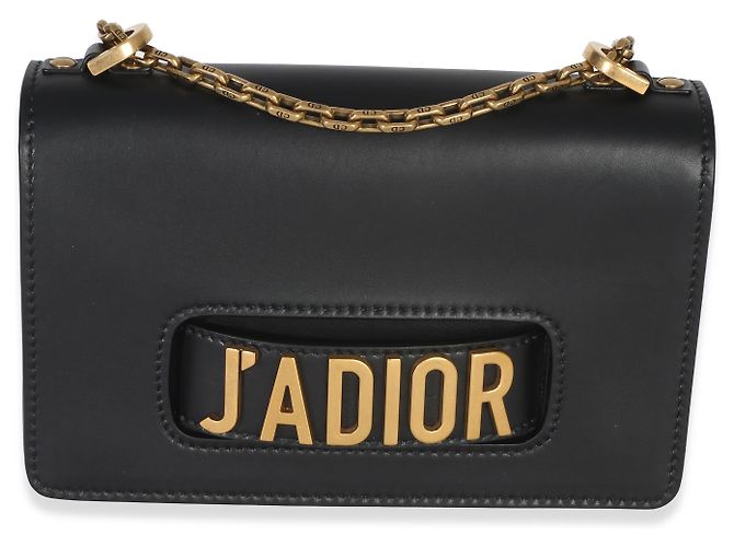 Borsa a tracolla con catena J'Adior in pelle di vitello liscia nera Christian Dior - vista 8