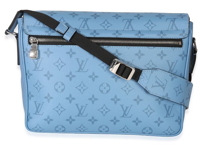 Louis Vuitton Blue Denim Taigarama Messengerama - vista 2