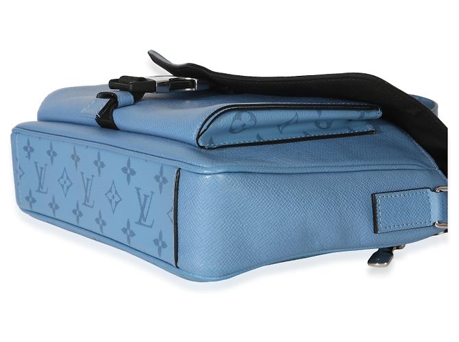 Louis Vuitton Blue Denim Taigarama Messengerama - vista 6