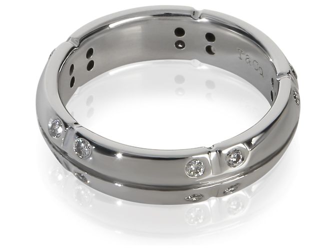 Anello Streamerica in oro bianco e diamanti Tiffany & Co. - vista 3