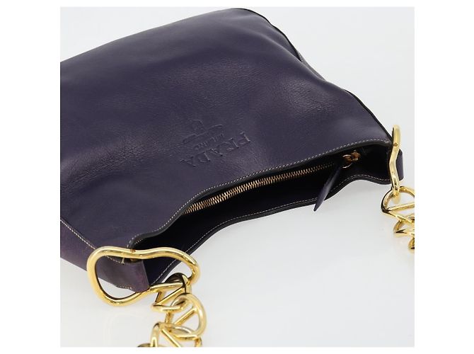 Prada Pelle con Catena Porpora - view 6