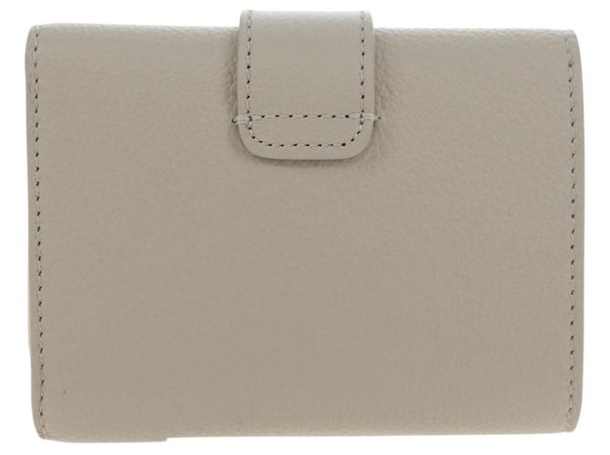 Céline Celine Triomphe Trifold Leather Small Beige - view 3
