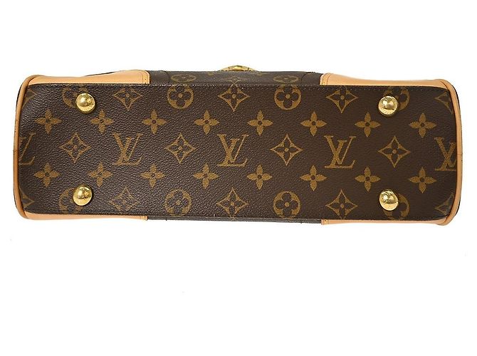 Borsa Louis Vuitton Beverly Monogram Canvas MM Marrone - vista 3