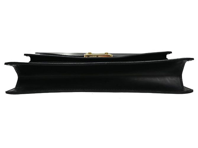 Borsa Louis Vuitton Monceau in pelle Epi BB Nero - vista 3