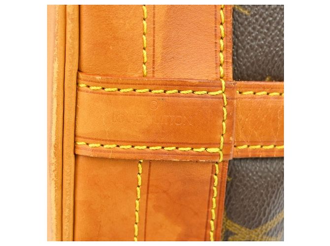 Borsa a tracolla Louis Vuitton Noe damier monogram large Marrone - vista 5