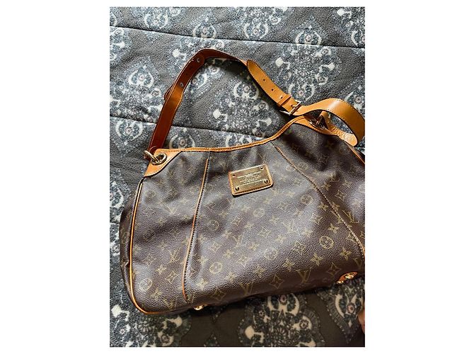 Borsa Louis Vuitton Monogram Cuir Marrone - vista 16