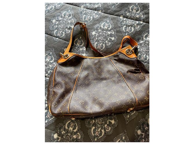 Borsa Louis Vuitton Monogram Cuir Marrone - vista 17