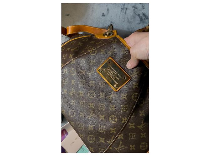 Borsa Louis Vuitton Monogram Cuir Marrone - vista 18