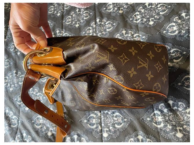 Borsa Louis Vuitton Monogram Cuir Marrone - vista 6