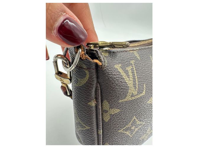 Louis Vuitton Pochette Accessori Monogram Canvas Marrone - vista 16
