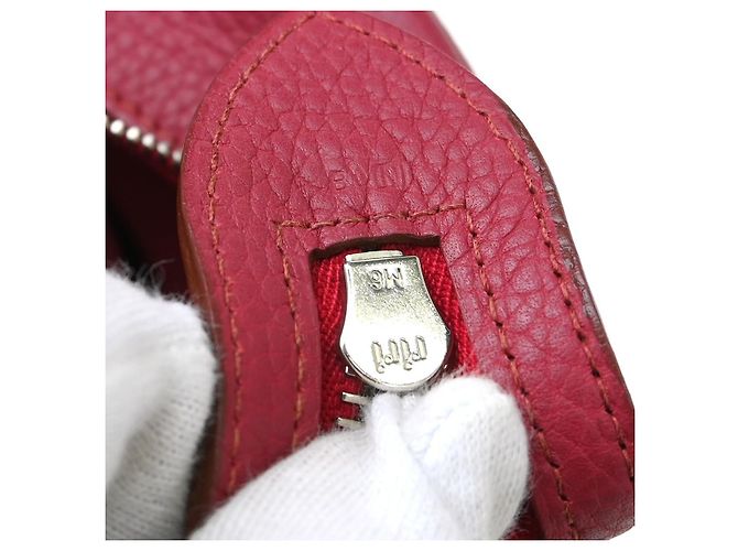 Hermès Borsa Hermes Atlas Clemence 35 Rosso - vista 5