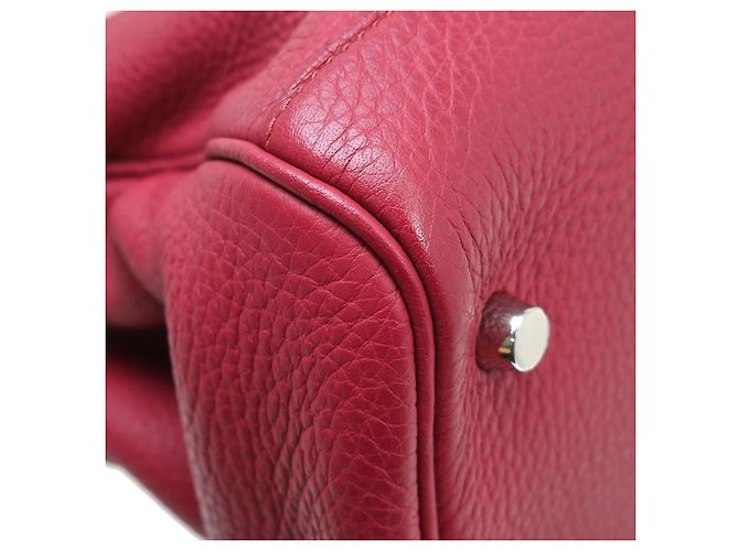 Hermès Borsa Hermes Atlas Clemence 35 Rosso - vista 7