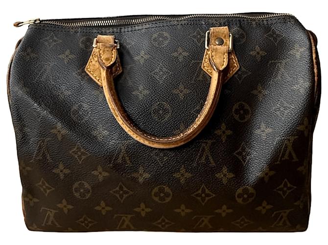 Louis Vuitton Speedy 30 Marrone - vista 5