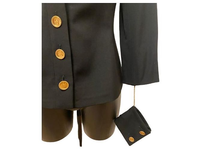 Timeless Blazer nero Chanel S/S 01 di Karl Lagerfeld - vista 4
