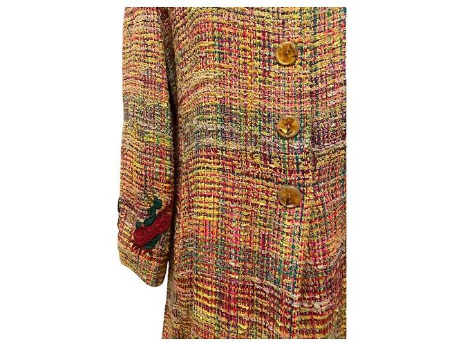 Abrigo largo de tweed Christian Lacroix - vista 3