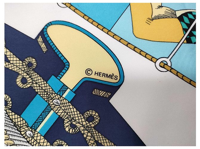 Hermès Hermes Carré 90 Seta multicolore 90 x 90 - vista 3