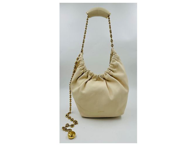 Borsa a mano Loewe Squeeze in pelle Crudo - vista 14