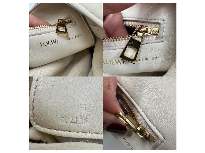Borsa a mano Loewe Squeeze in pelle Crudo - vista 7