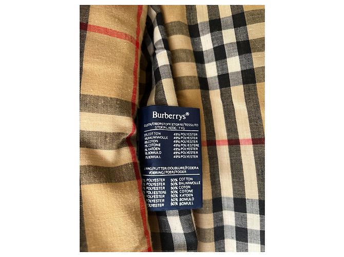 Gabardina Burberry Waterloo Beige - vista 10