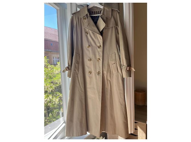 Gabardina Burberry Waterloo Beige - vista 12