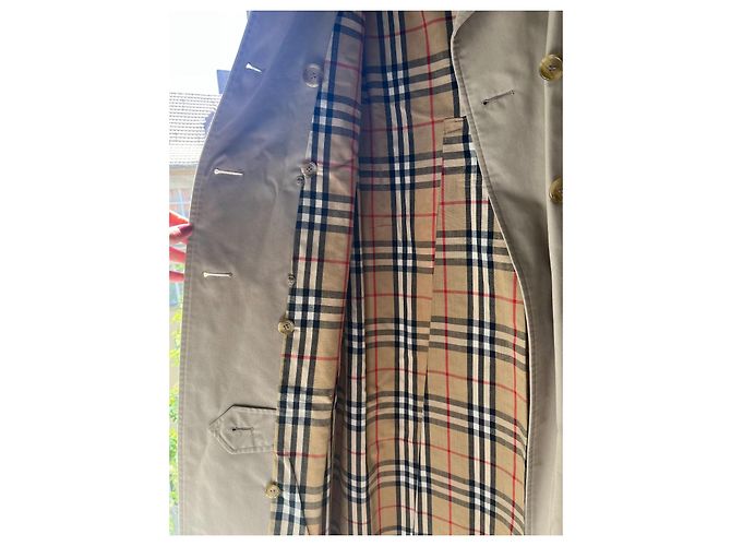 Gabardina Burberry Waterloo Beige - vista 4