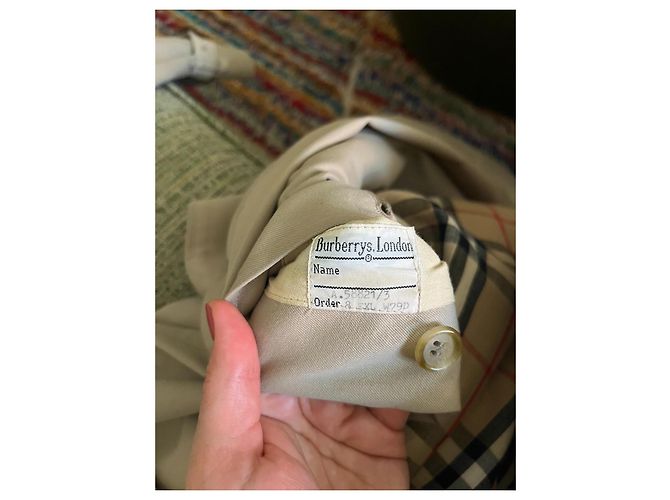 Gabardina Burberry Waterloo Beige - vista 6