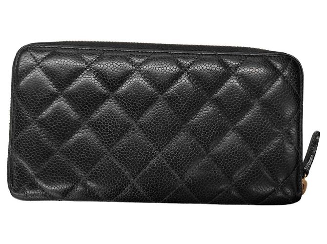 Chanel Matelasse Wallet Zippy CC medium Black - view 2