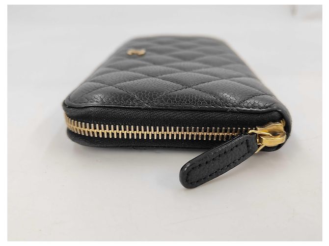 Chanel Matelasse Wallet Zippy CC medium Black - view 6