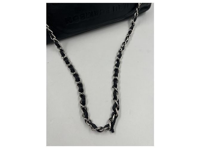 Chanel 2.55 Rue Cambon Borsa con Patta in Pelle Nera Nero - view 10