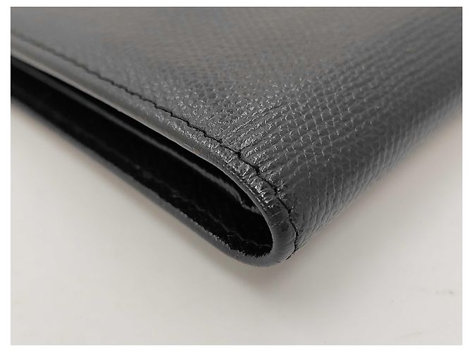 Portafoglio lungo in pelle con logo CC e zip Chanel Nero - vista 5