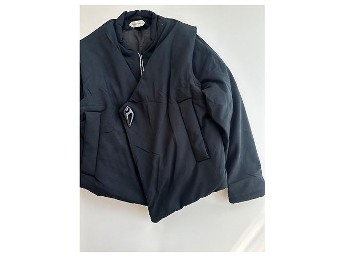 Chaqueta Bomber Asimétrica Namacheko Negra Negro - vista 2