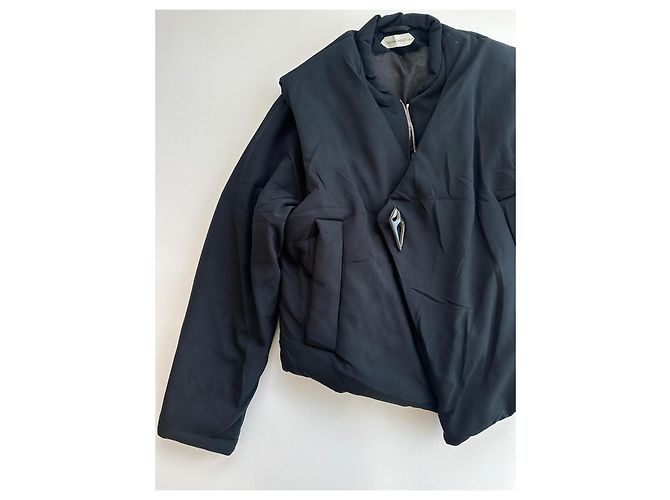 Chaqueta Bomber Asimétrica Namacheko Negra Negro - vista 3