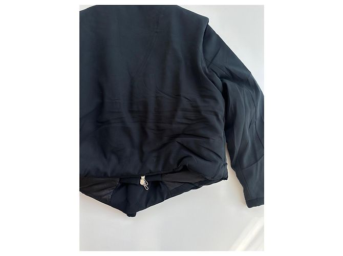 Chaqueta Bomber Asimétrica Namacheko Negra Negro - vista 4