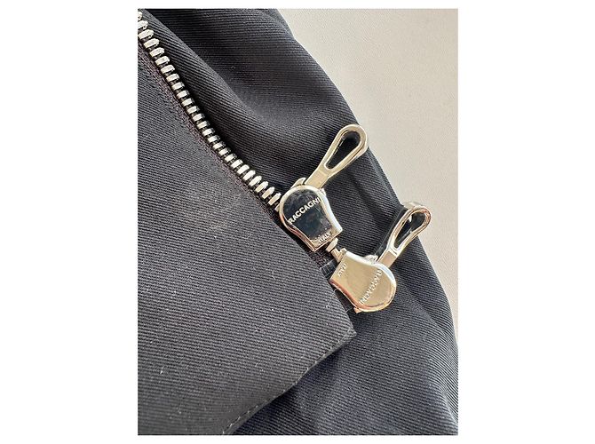 Chaqueta Bomber Asimétrica Namacheko Negra Negro - vista 9