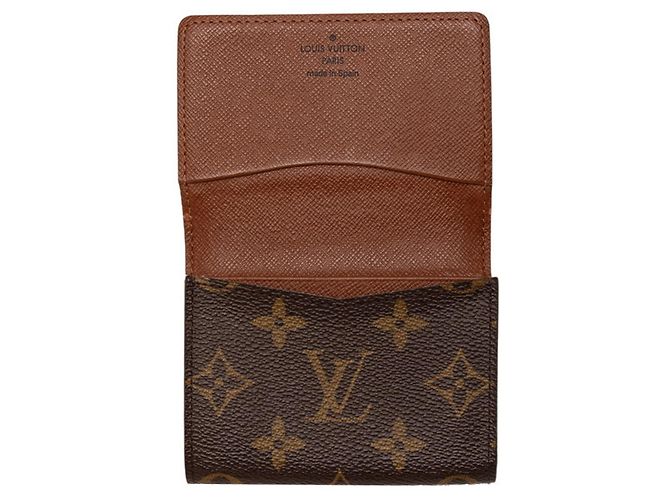 Tarjetero Monogram Louis Vuitton Castaño - vista 4