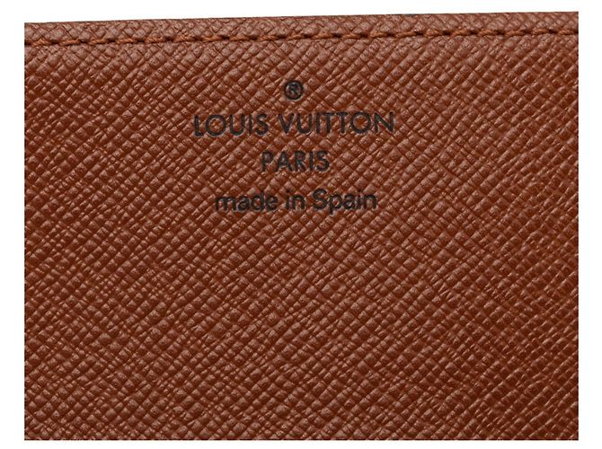 Tarjetero Monogram Louis Vuitton Castaño - vista 6