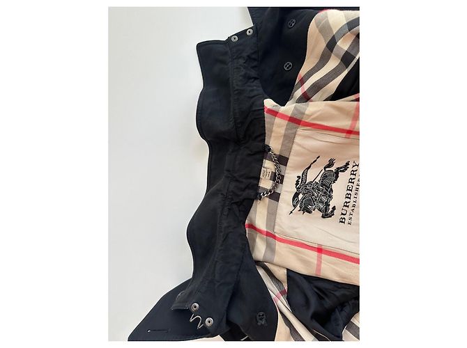 Gabardina Burberry The Sandringham Negro - vista 14