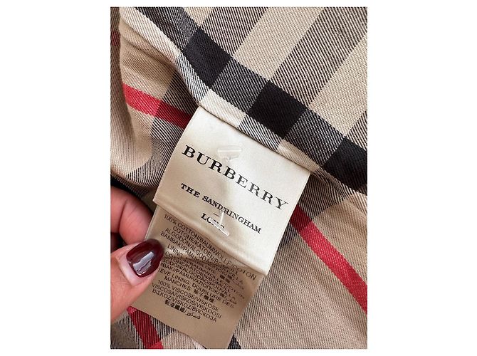 Gabardina Burberry The Sandringham Negro - vista 19