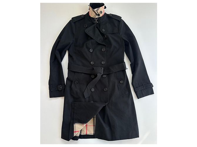 Gabardina Burberry The Sandringham Negro - vista 2