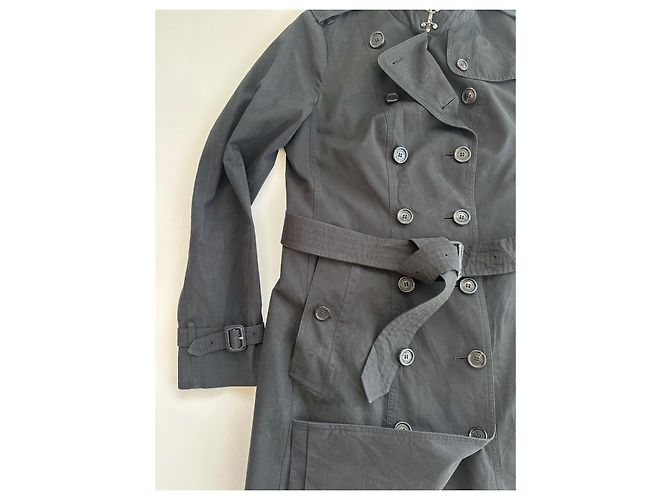 Gabardina Burberry The Sandringham Negro - vista 5