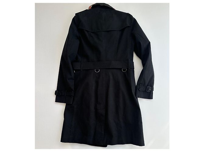 Gabardina Burberry The Sandringham Negro - vista 7