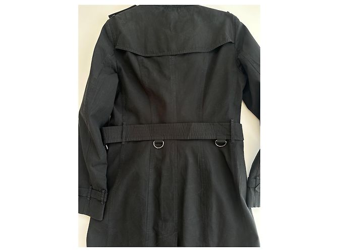 Gabardina Burberry The Sandringham Negro - vista 9