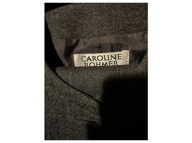 Autre Marque Conjunto Caroline Rohmer Lã Virgem Antracite - vista 2