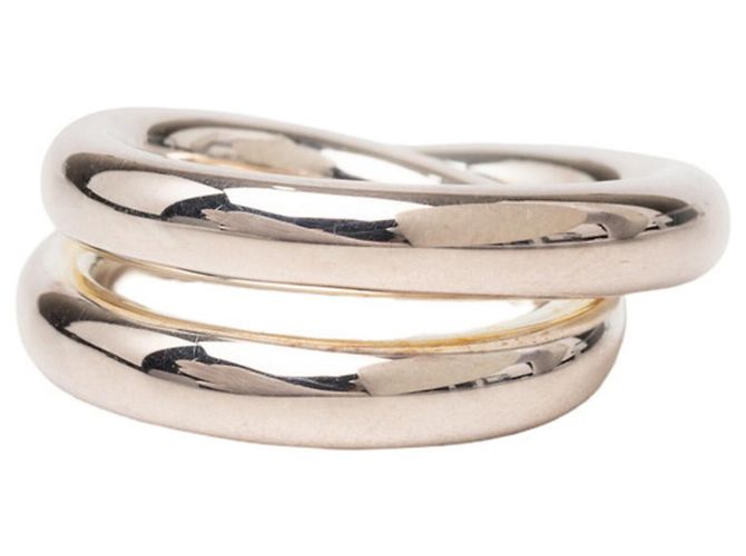 Ring Anillo Vertige Hermès de plata - vista 3